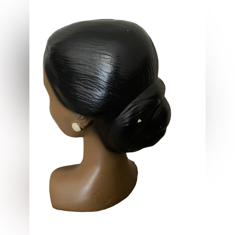 VTG Marwal Chalkware Bust Polynesian Woman - Picture 4 of 9